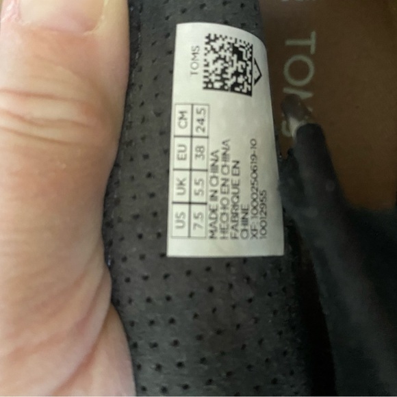 Toms Black Suede Wedge Booties - Picture 6 of 6